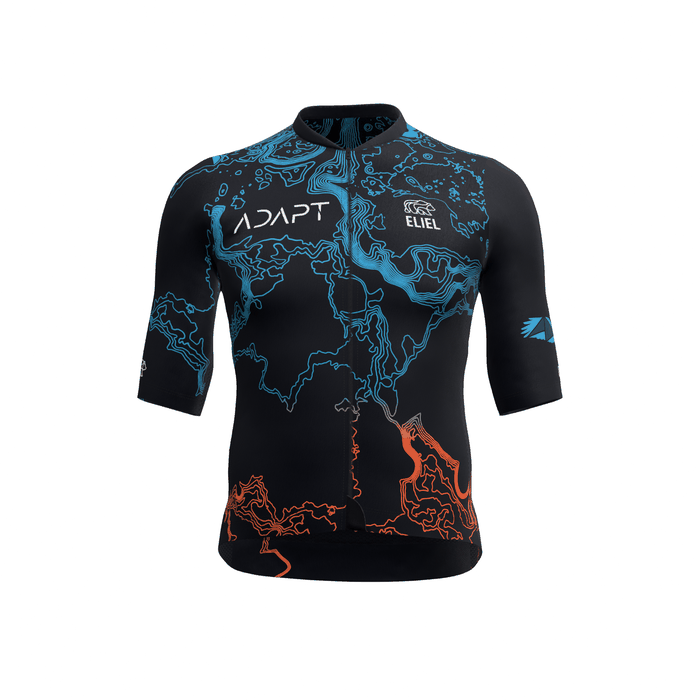 Adapt black and blue contour jersey